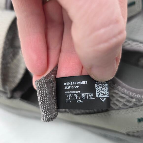 Chaco Odyssey Men 9 Gray Closed Toe Mesh Water Shoe Hiking Sandal Gorpcore Sport main image 5
